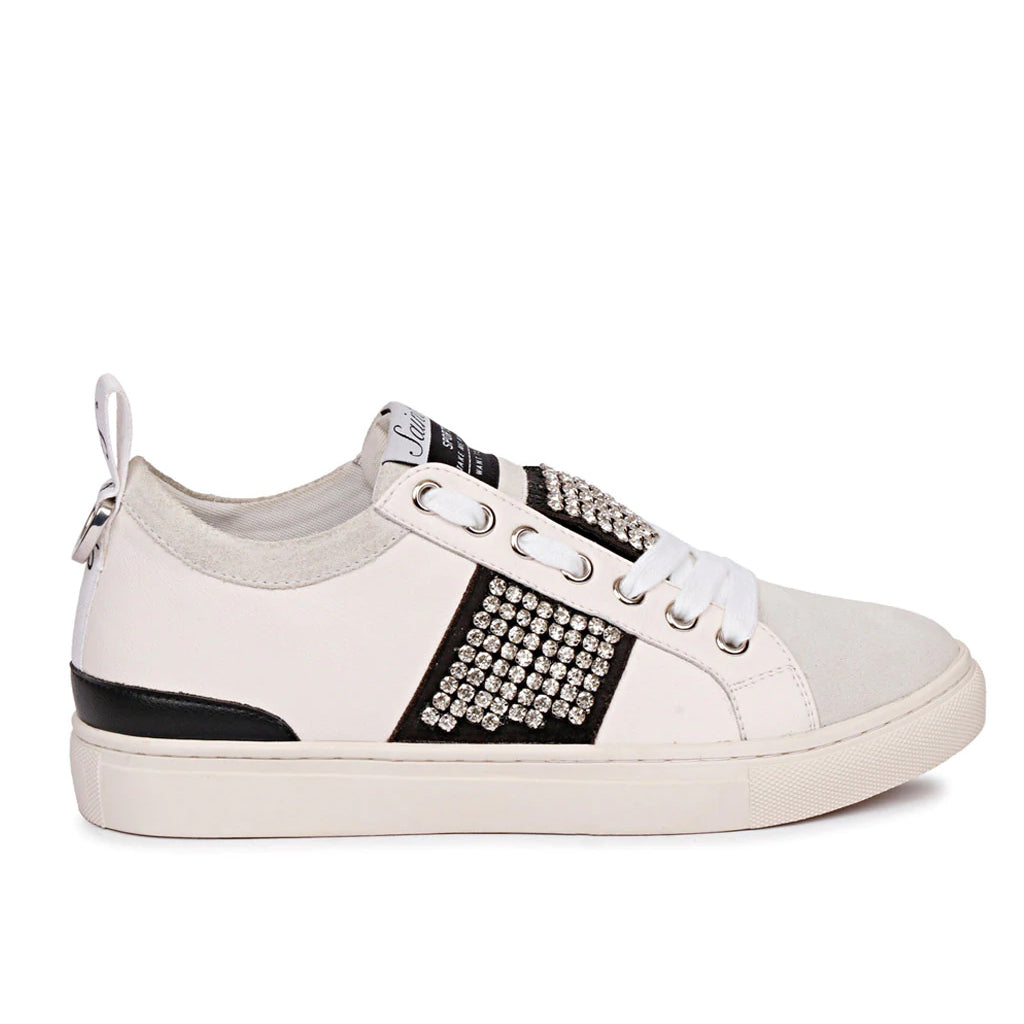 Janet Off White Leather Sneakers