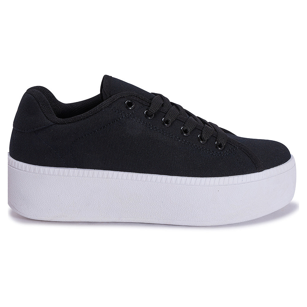 ACV1 - CHUNKY CANVAS LACE UP TRAINER