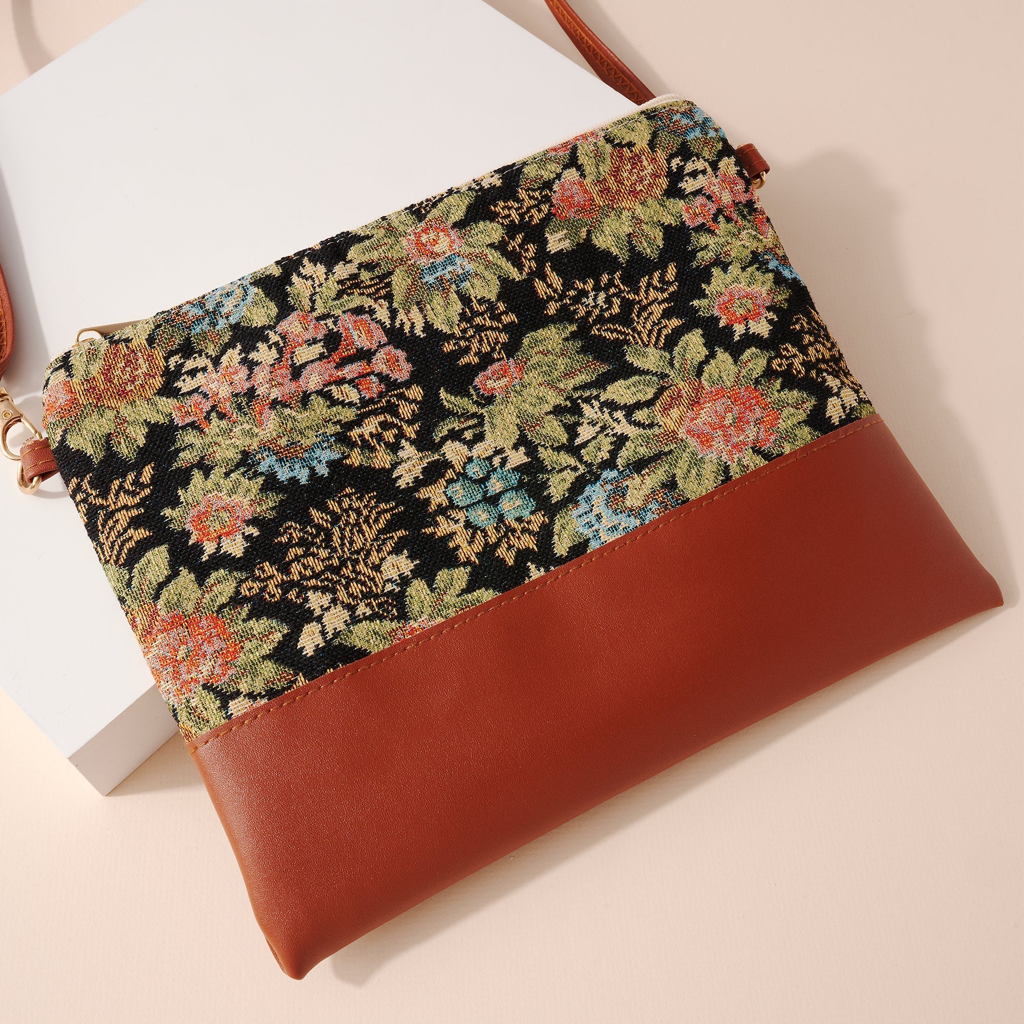 Floral Print Crossbody Bag