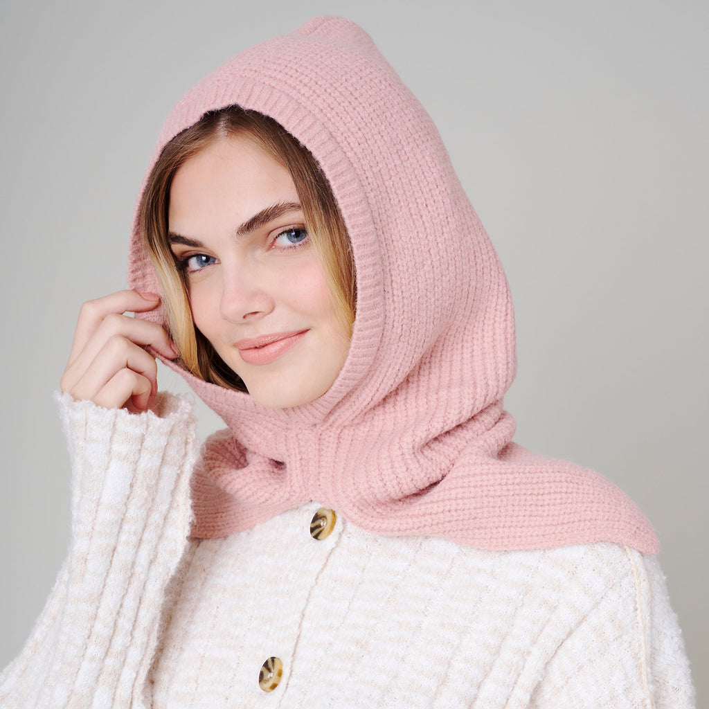 Hooded Knit Headscarf