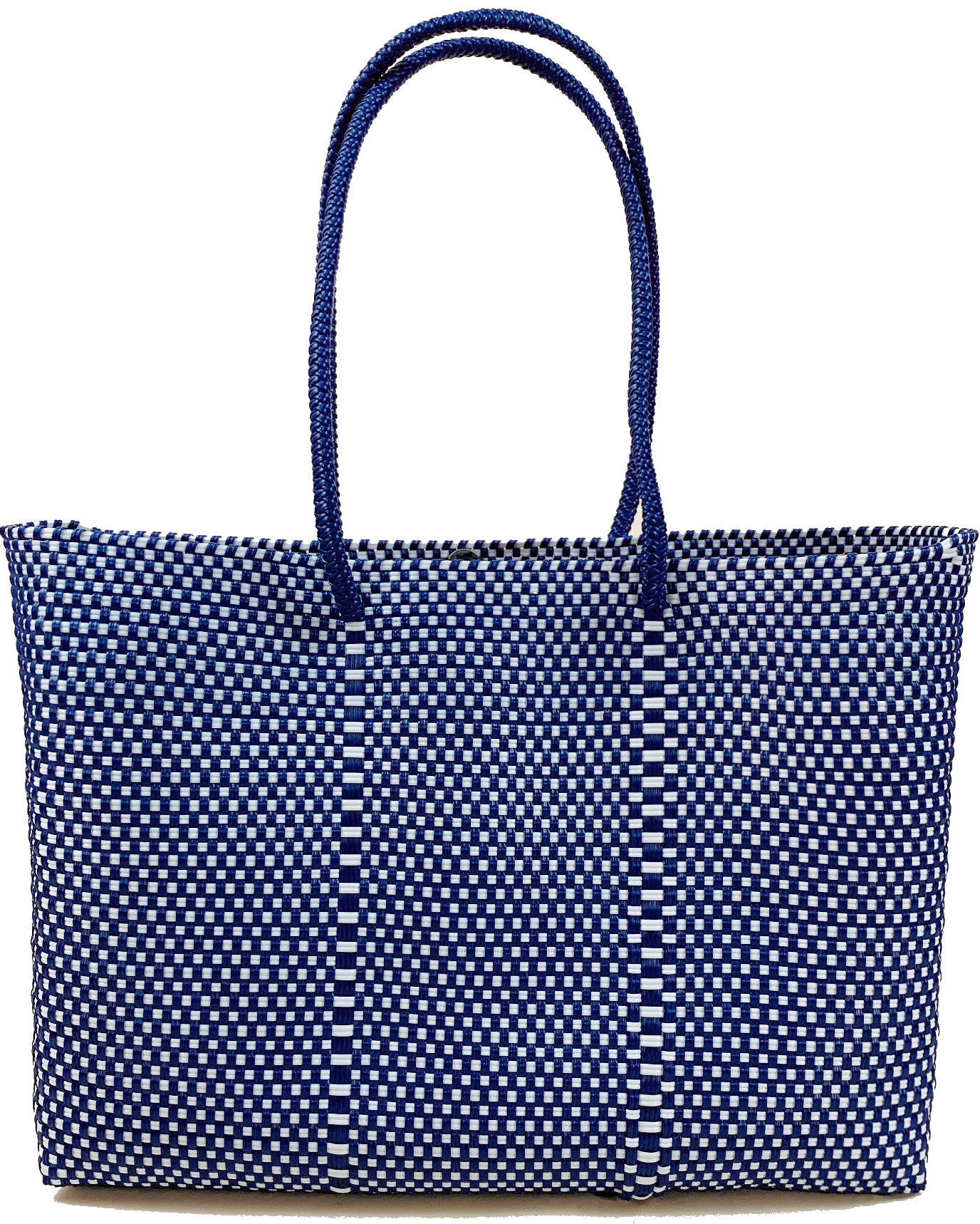Small Tote - Navy and White