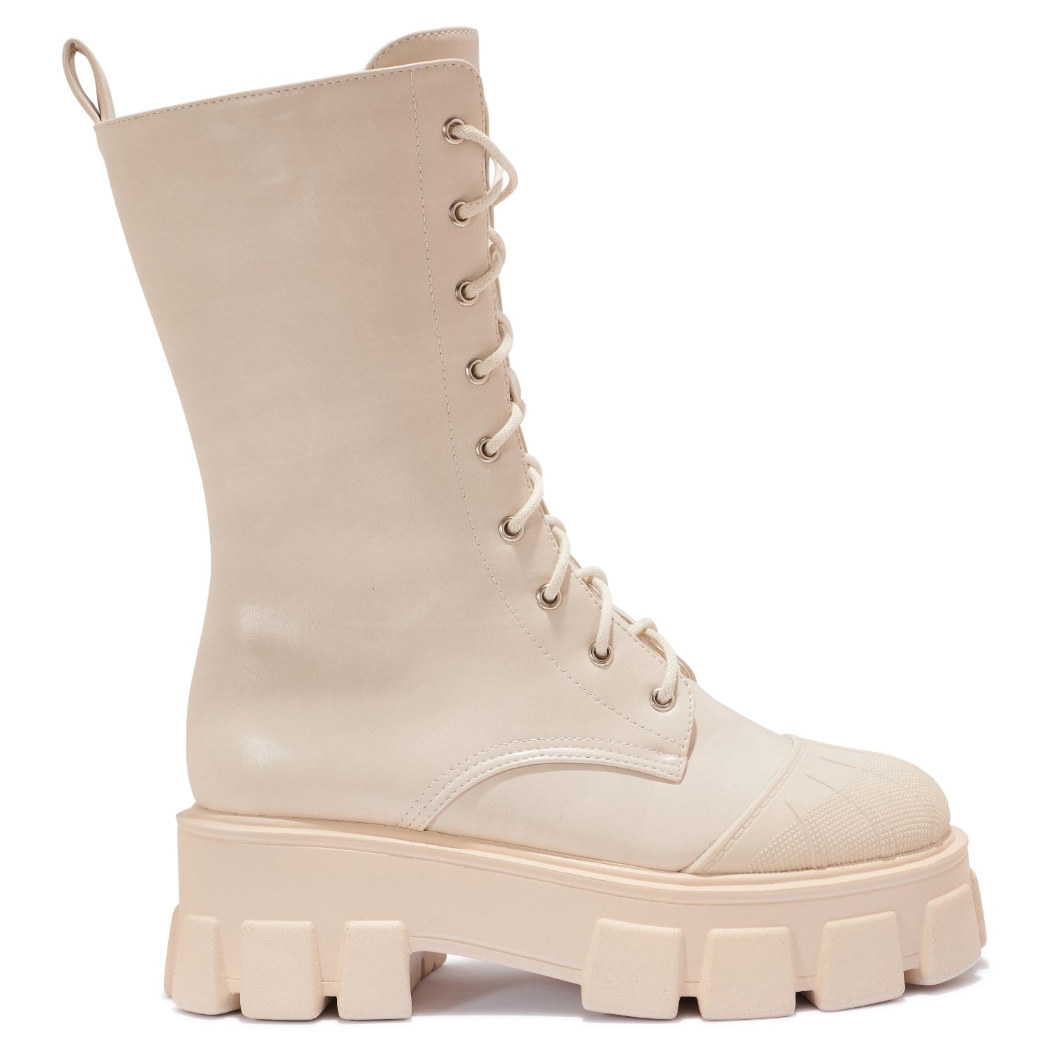CHAMP3 - EXTREME CHUNKY LACE UP BOOT WITH TOE CAP