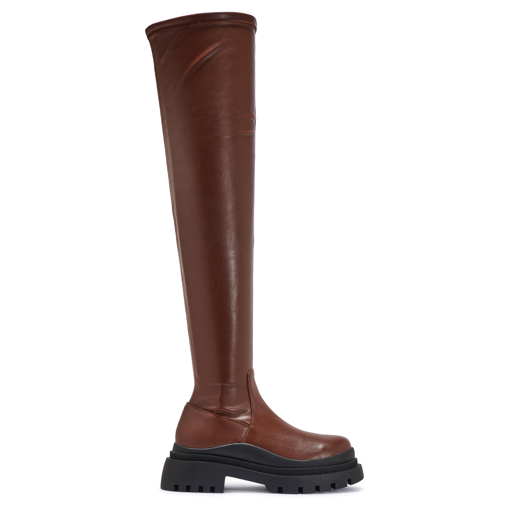 CHILLI4 - CHUNKY DOUBLE CLEATED SOLE KNEE HIGH BOOT