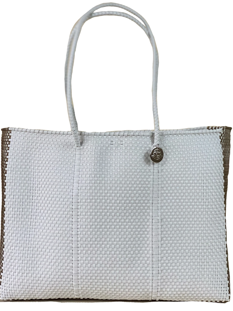 Tote - White with a side of Gold