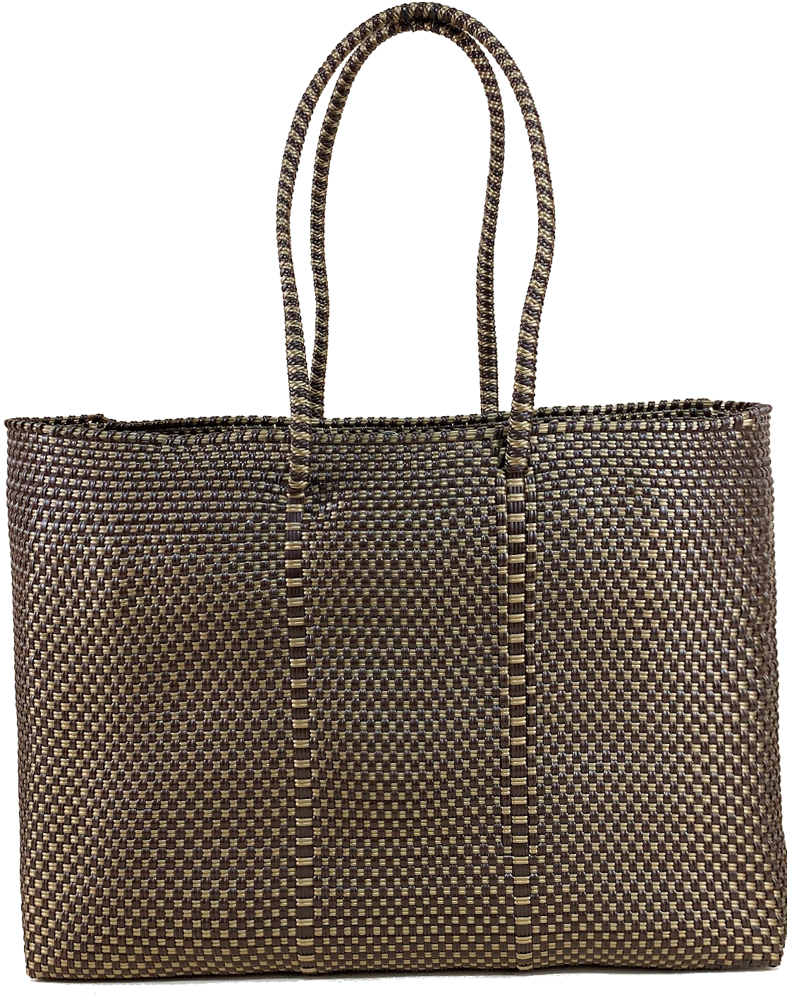 Tote - Brown and Gold